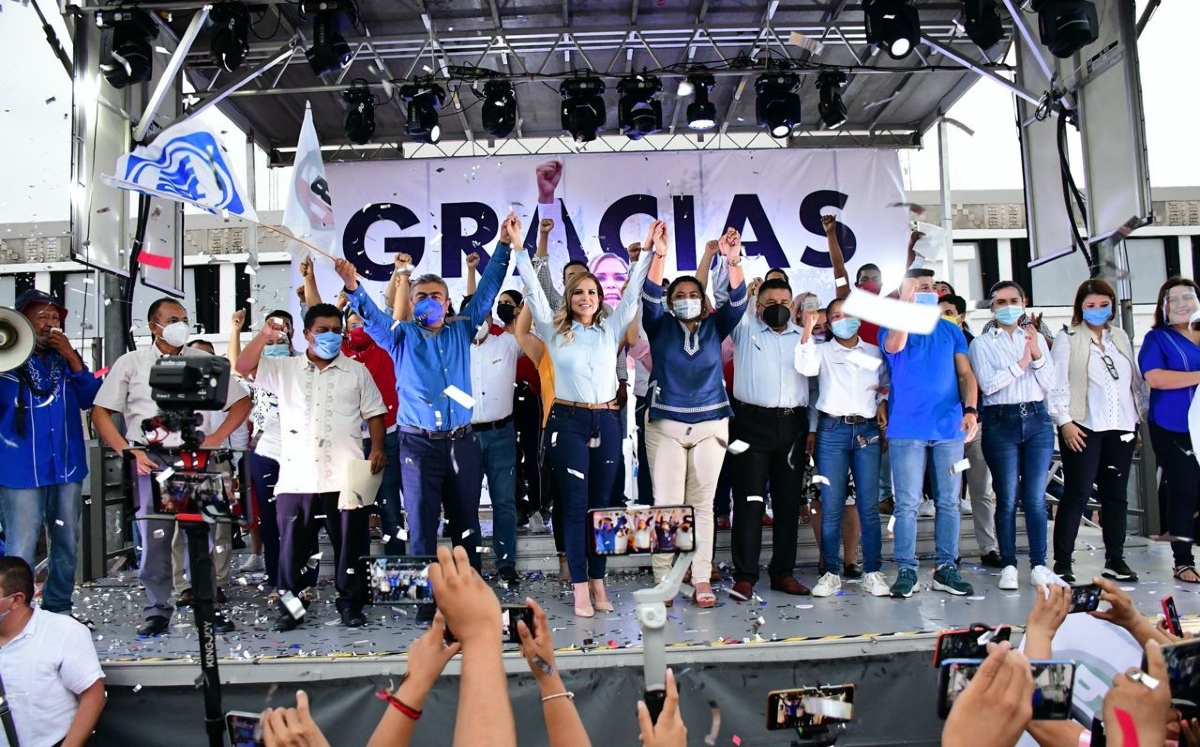La panista Lili Campos fue la ganadora de la contienda electoral en el municipio de Solidaridad. (@LiliCamposM)