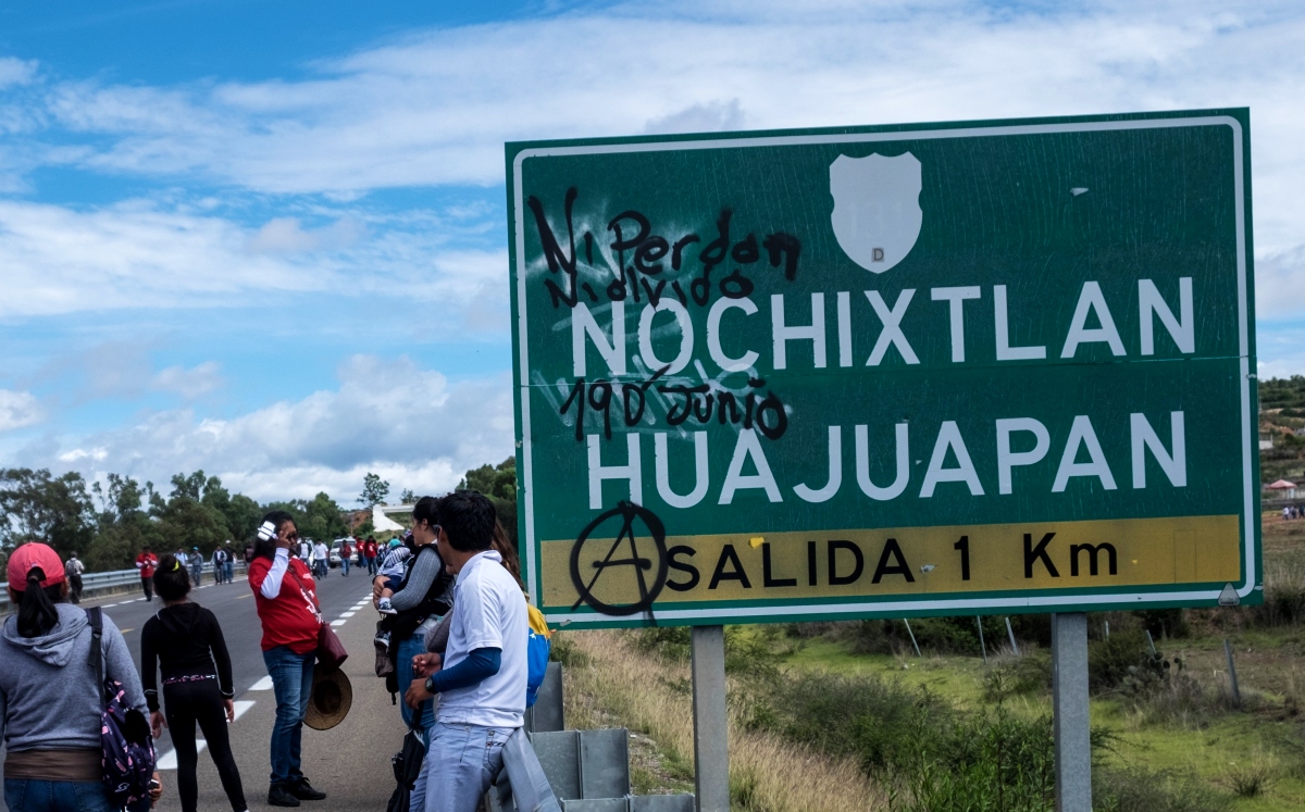 Pobladores de Nochixtlán realizan manifestaciones anuales para exigir justicia. (Cuartoscuro)