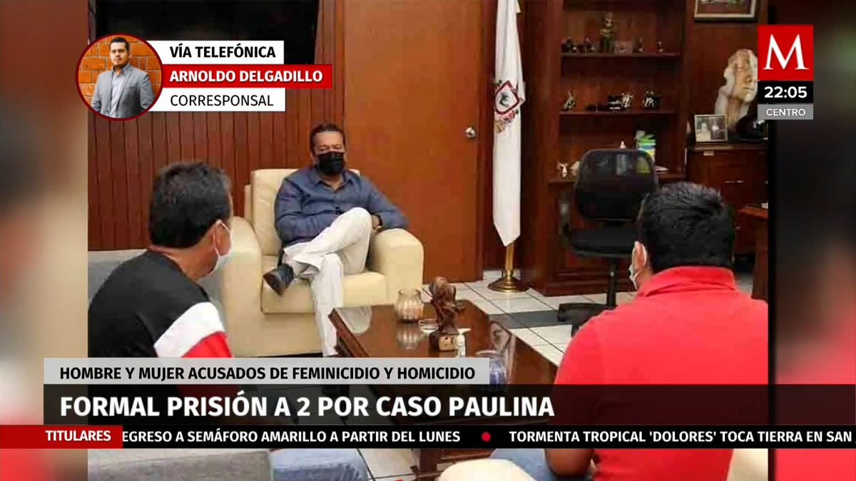 Dictan formal prisión a dos personas por el Feminicidio de Pualina