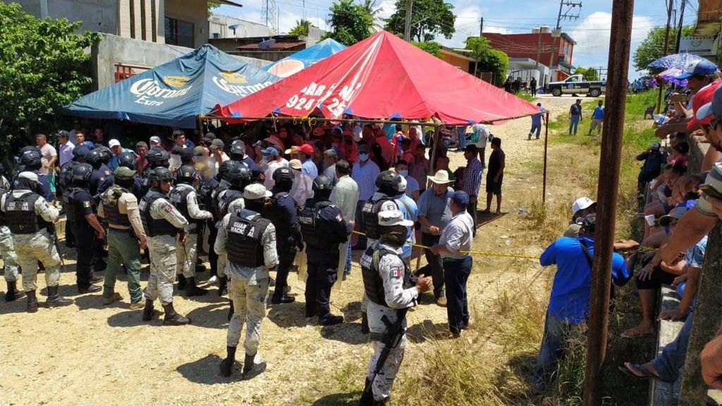 Elementos de la Guardia Nacional participaron en el enfrentamiento en Jesús Carranza, Veracruz. (Especial)