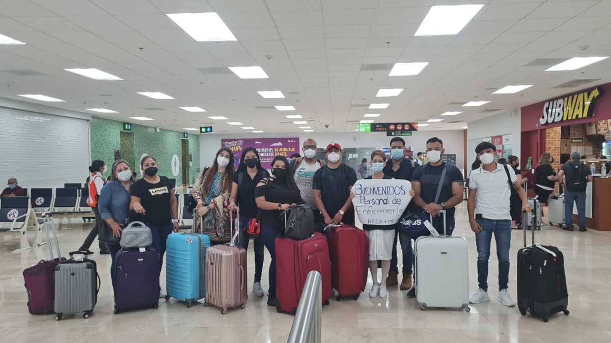 Los médicos llegaron el viernes y hoy para apoyar en la atención del coronavirus. (Margarita Rojas)
