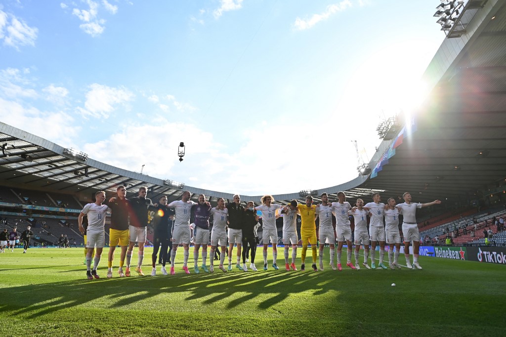 Selección de la República Checa en la Euro 2021 (AFP)
