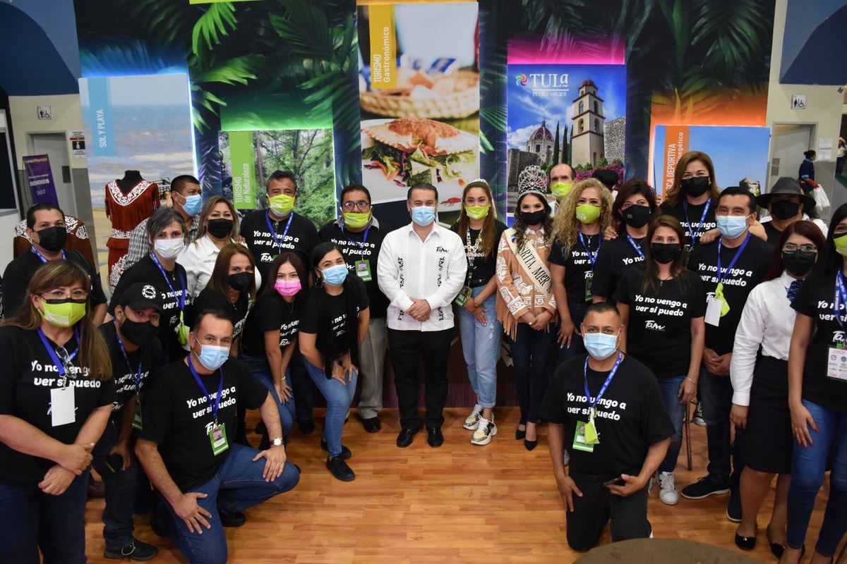 Tamaulipas contó con un stand para promover el turismo.
