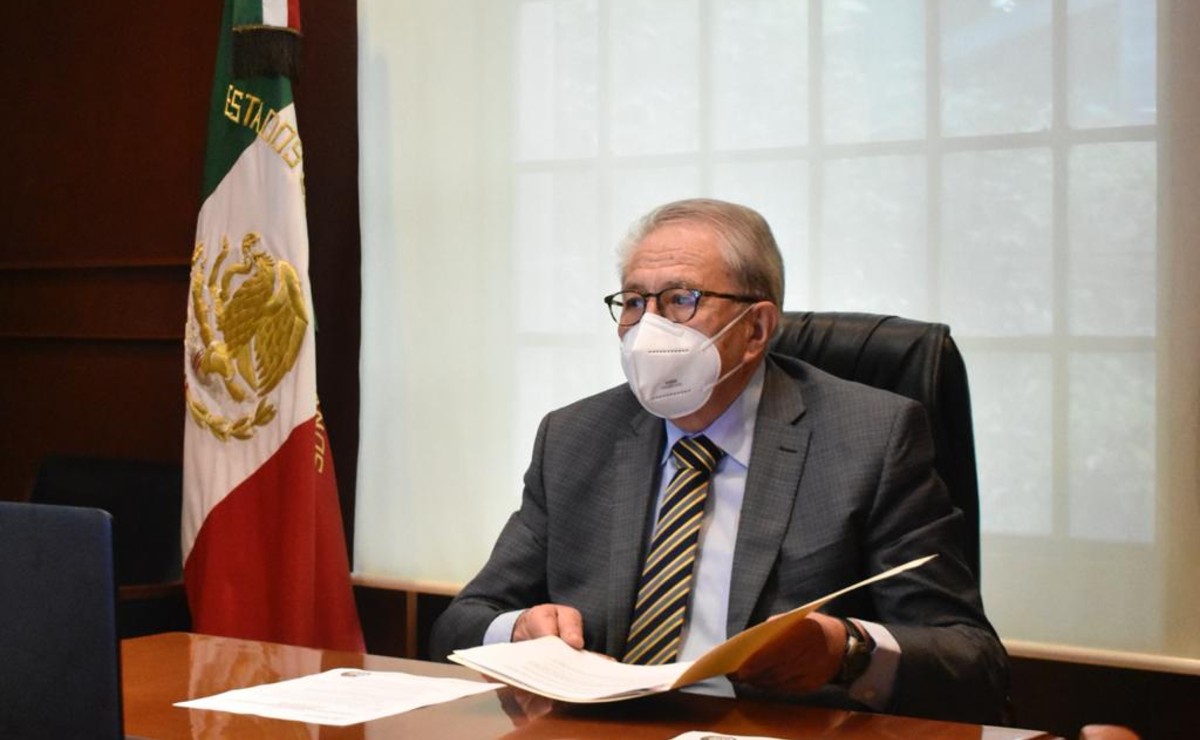 La ceremonia se realizó de manera virtual y estuvo presente Martha Delgado, subsecretaria de SRE. | Twitter