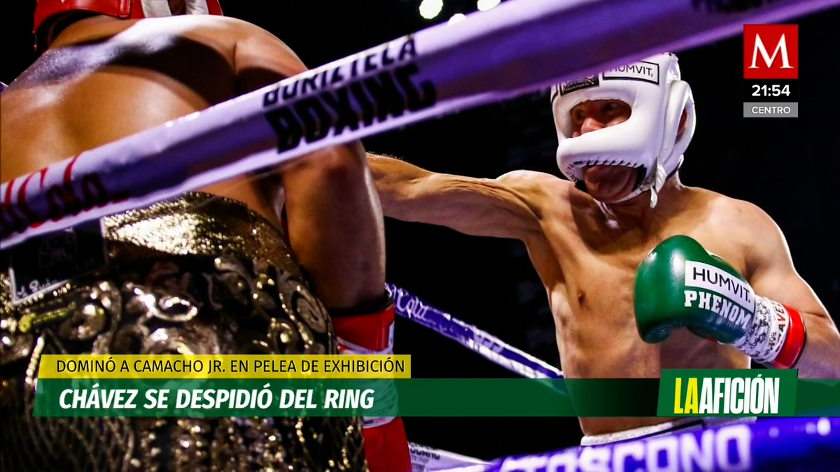 JC Chávez se despide del Boxeo tras pelea de exhibición con Camacho Jr.