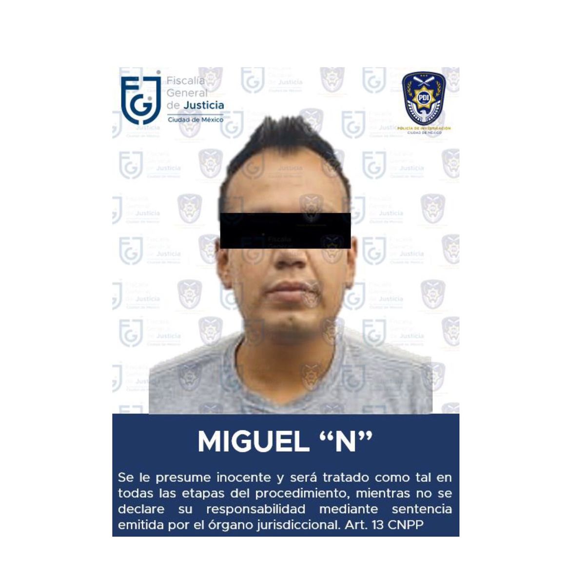 Miguel 'N' fue vinculado a proceso | Especial
