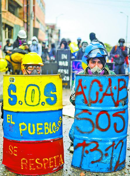 Las protestas contra el gobierno de Colombia impulsan a sus rivales de izquierda. Iván Valencia/AP