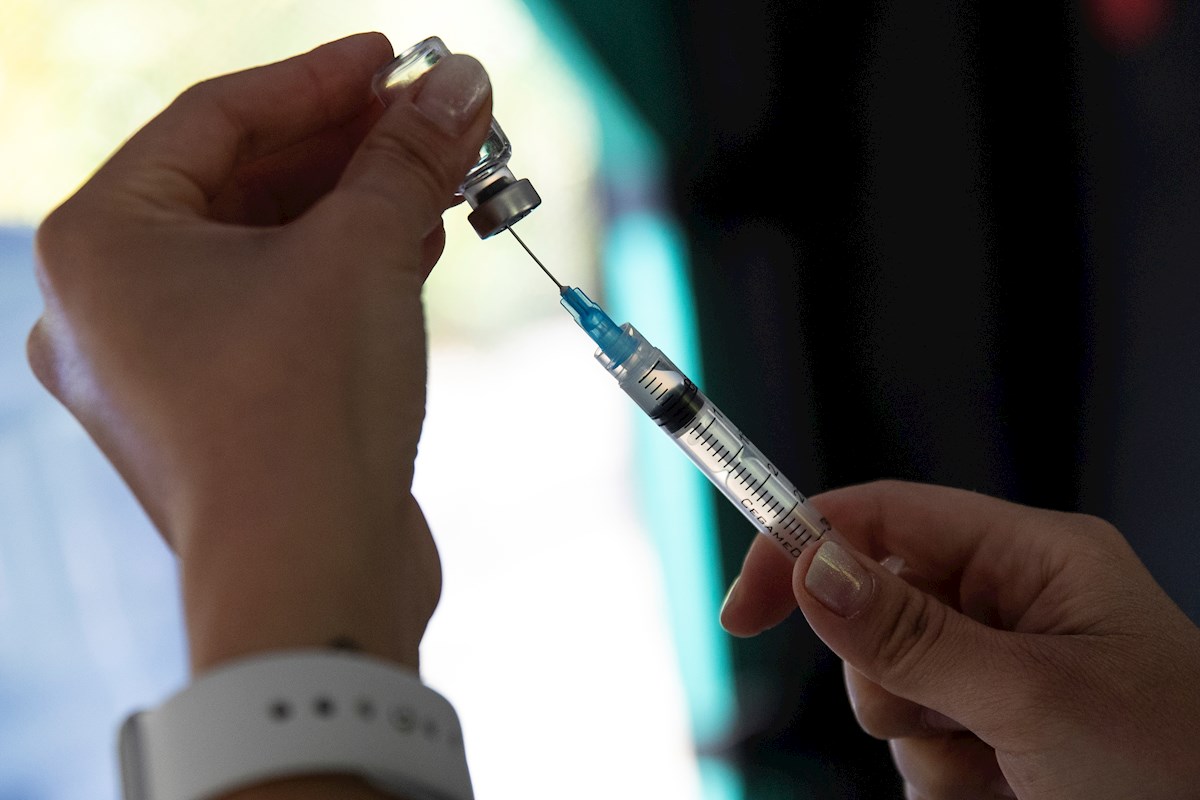 Chile es uno de los países más adelantados respecto a la administración de vacunas contra el coronavirus. | EFE