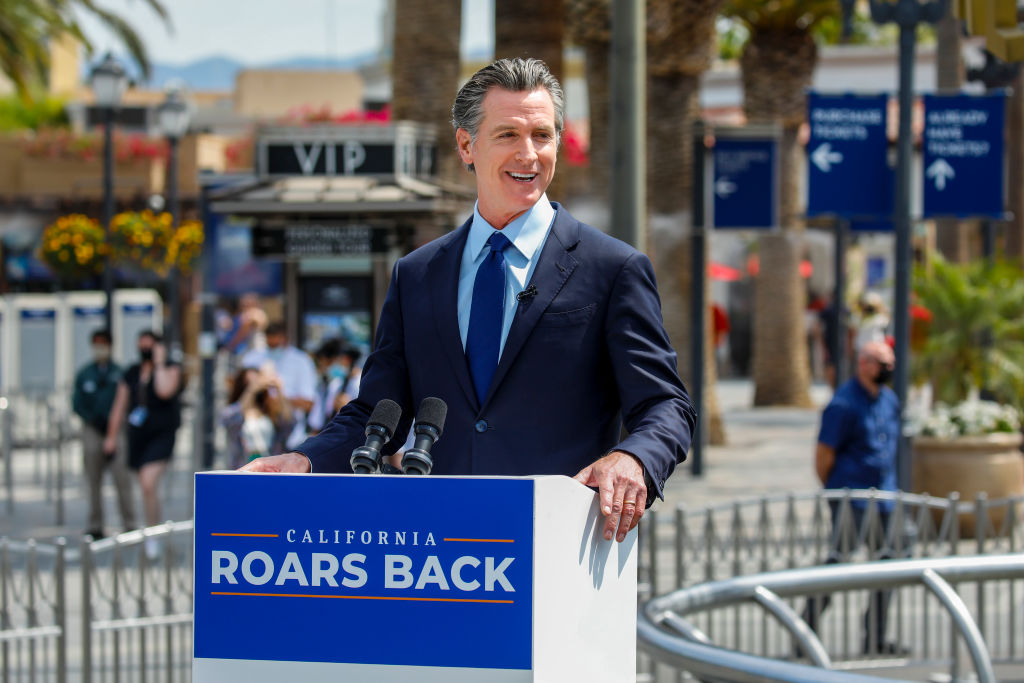 Gavin Newsom, gobernador de California. / Fotografía: Getty Images.
