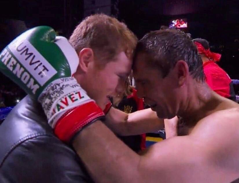 Julio César Chávez y Saúl 'Canelo' Álvarez (Instagram)