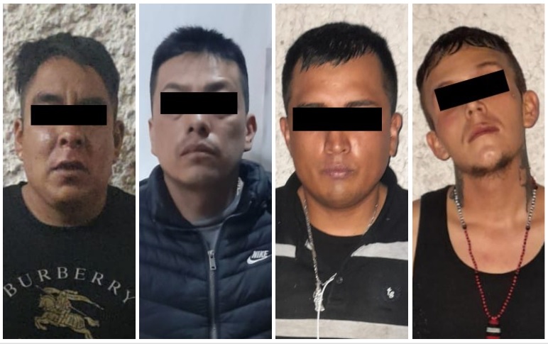 Los sospechosos agredieron verbalmente a los policías.