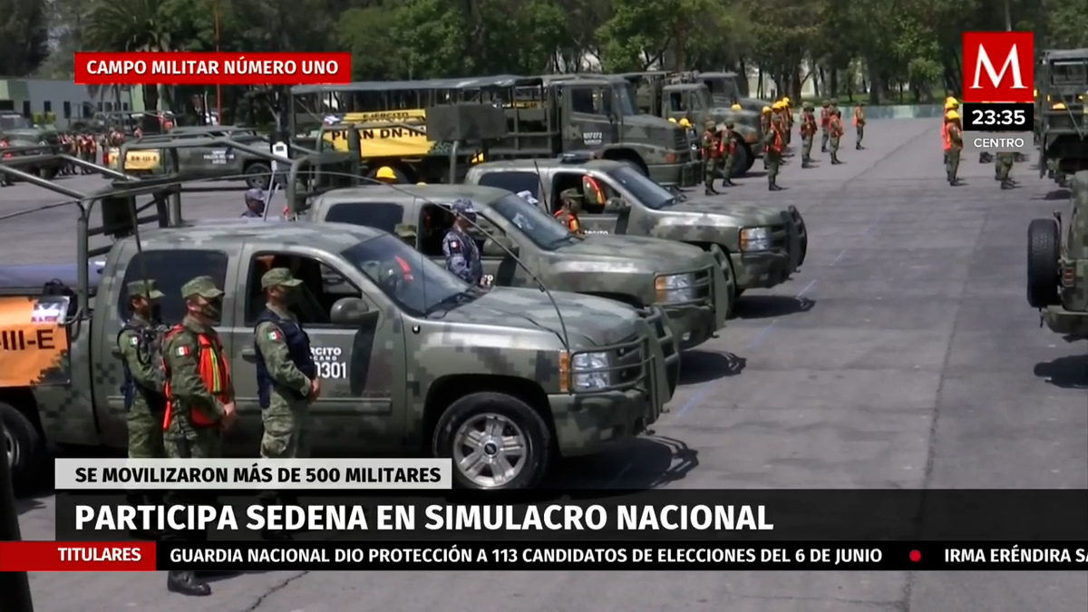 Macrosimulacro demostró que en 20 minutos Ejército estaba listo para atender daños