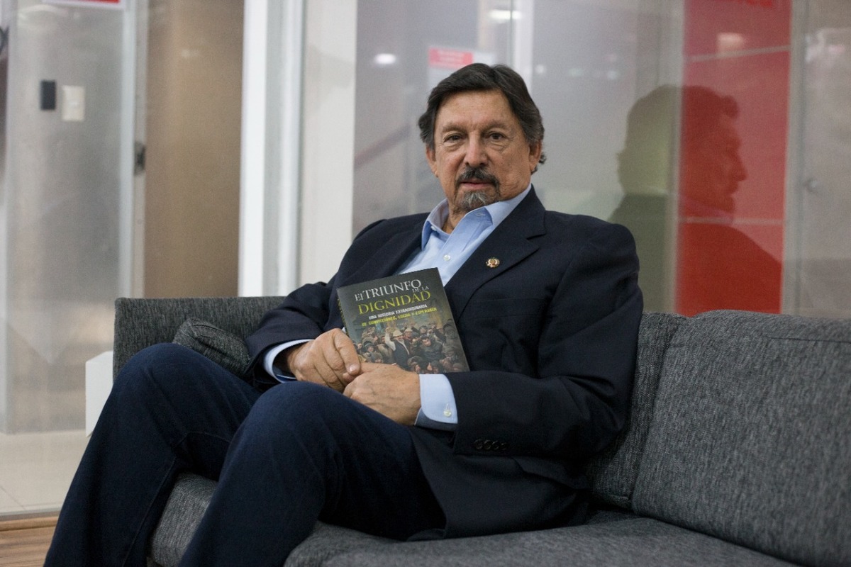 Napoleón Gómez Urrutia, senador de Morena. (Jorge González)