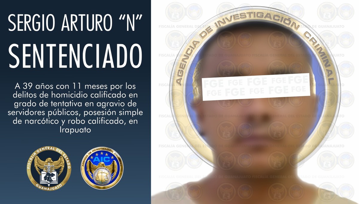 Sergio fue encontrado robando, tras lo cual emprendió la huida y disparó en contra de policías.