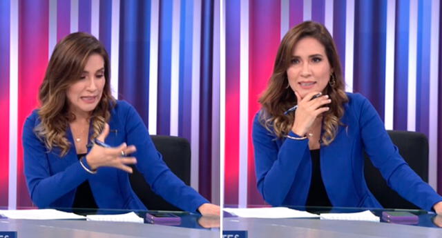 Alvina Ruiz es conductora de Canal N, en Perú. | Captura de Video