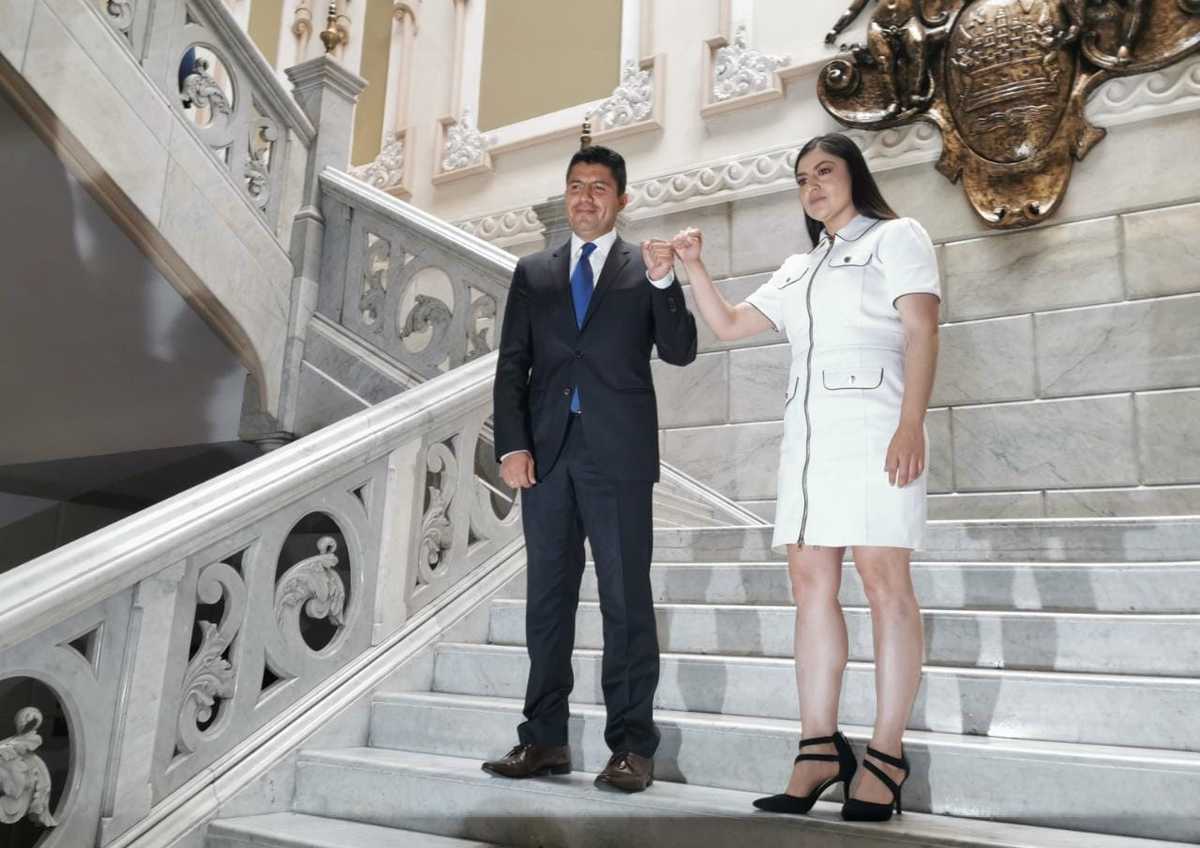 Claudia Rivera sostiene primer encuentro con Eduardo Rivera. (Melanie Torres)