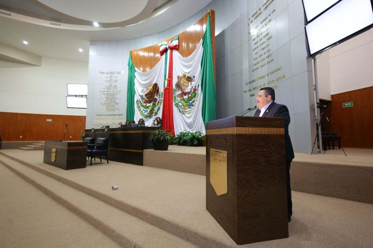 Congreso de Tamaulipas en la sesión del 22 de junio de 2021. (Facebook)