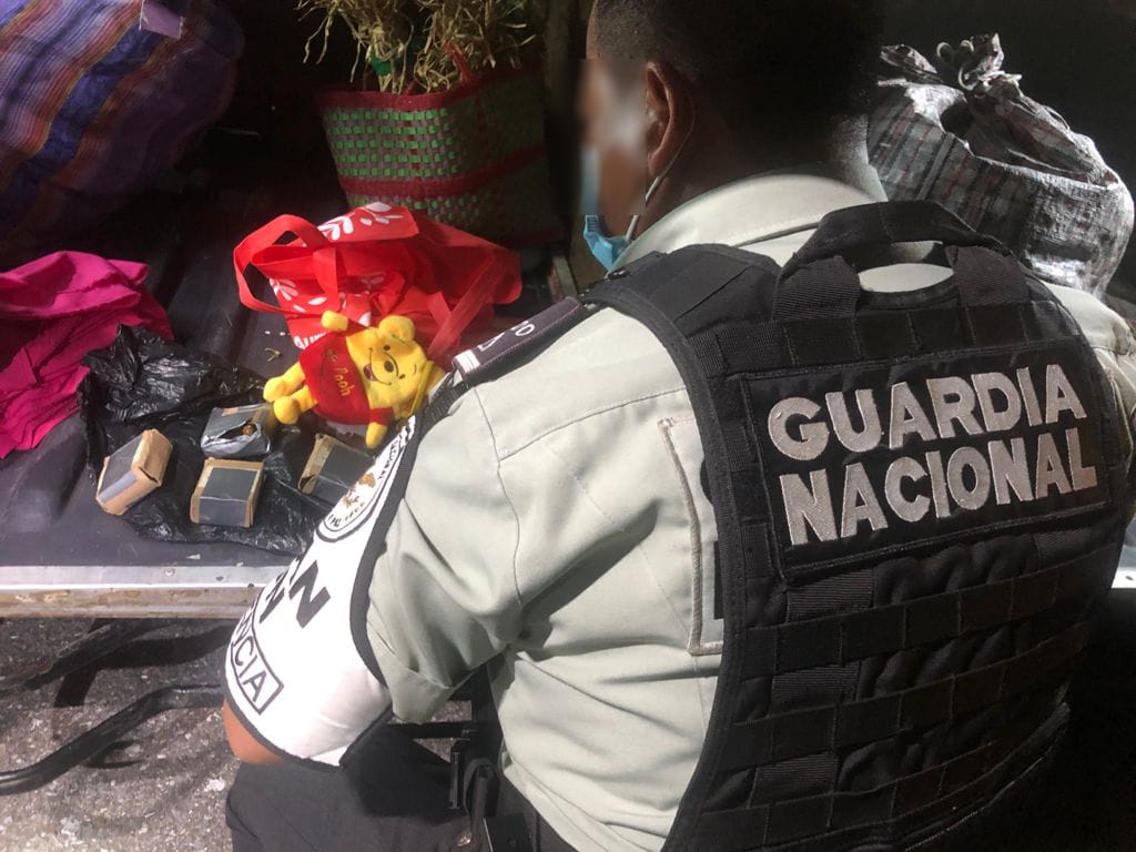 Guardia Nacional encuentra cartuchos en oso de peluche