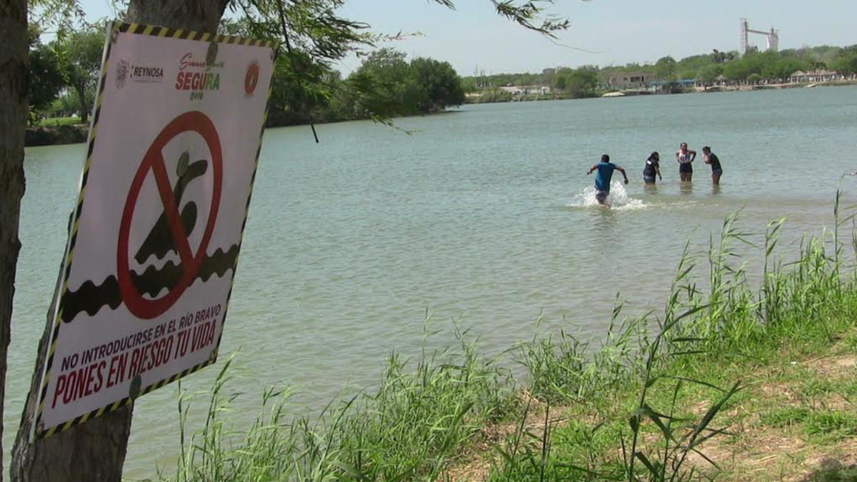 Hallan cuerpo de bebé en el Río Bravo