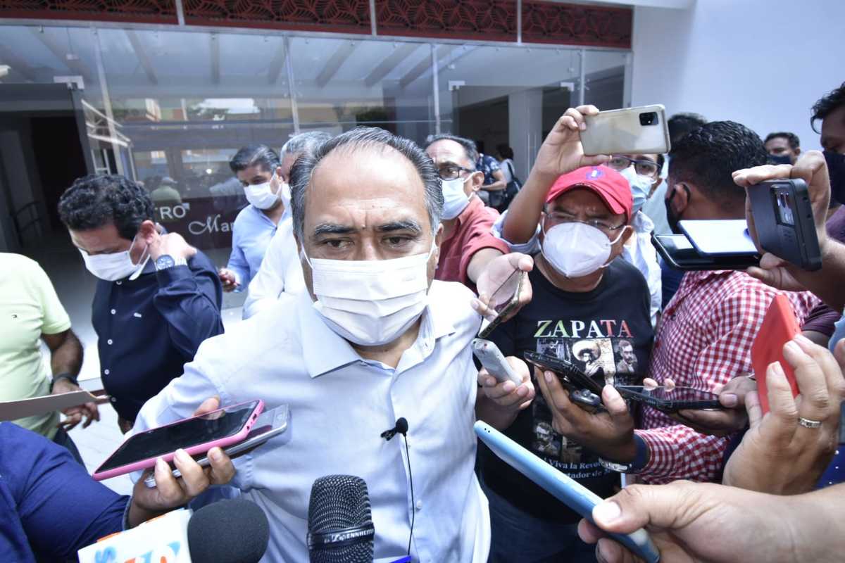 Héctor Astudillo afirma que ya está listo su último informe de gobierno. (Rogelio Agustín).