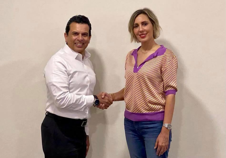 Lalo Gattas y Pilar Gómez, empiezan entrega-recepción en Ciudad Victoria. (Facebook)