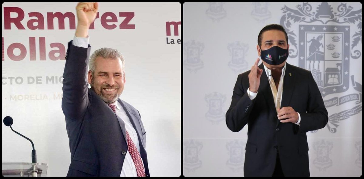 Alfredo Ramírez Bedolla y Silvano Aufreoles. (Especial)