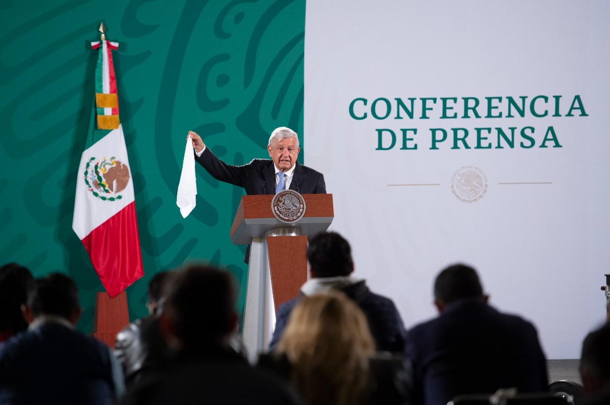 Andrés Manuel López Obrador en conferencia de prensa. (Especial)