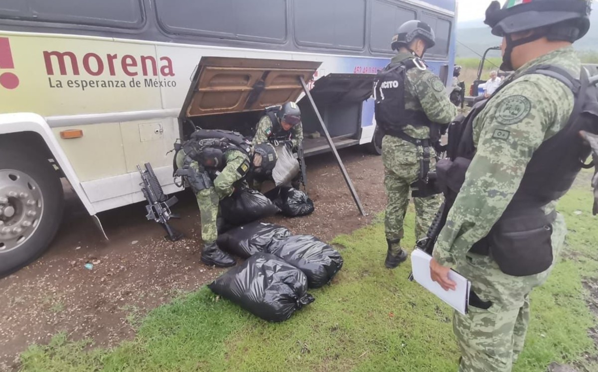 El aseguramiento se habría realizado durante una inspección de rutina a un autobús de pasajeros. | Especial