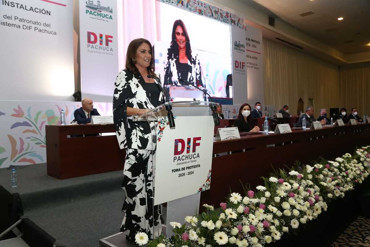 Bárbara Montaño Sánchez Mejorada, presidenta DIF Pachuca. (Jorge Sánchez)