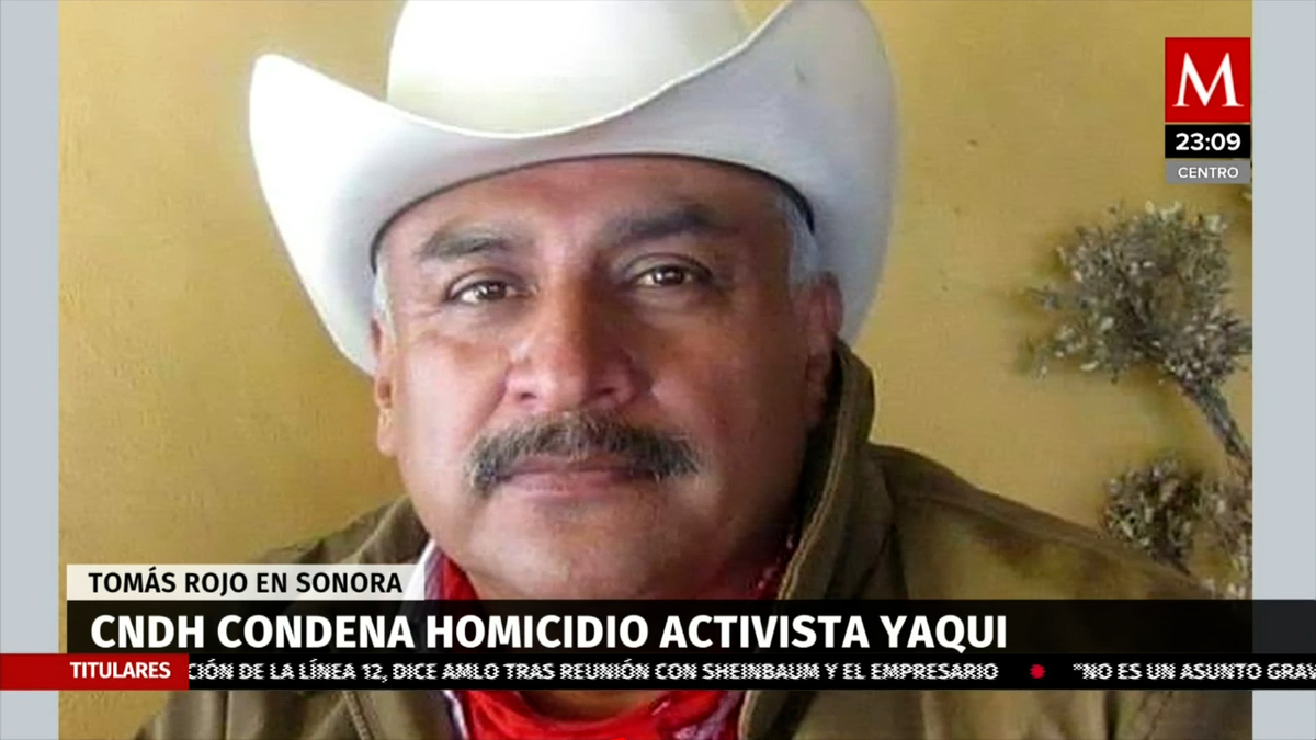 CNDH condena el homicidio del activista Tomás Rojo en Sonora