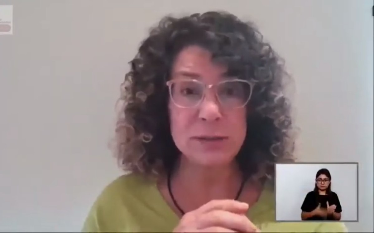 Gabriela Villafuerte, magistrada de la Sala Especializada del Tribunal Electoral. | Captura
