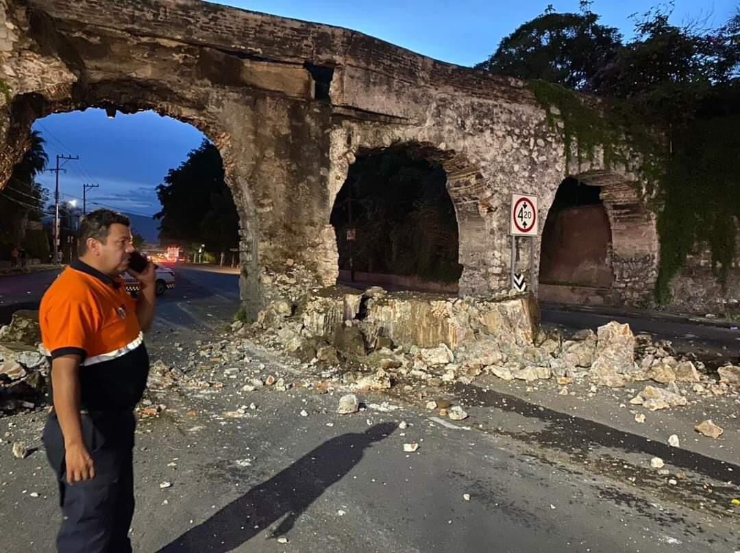 La circulación se vio afectada por varias horas. (David Monroy)