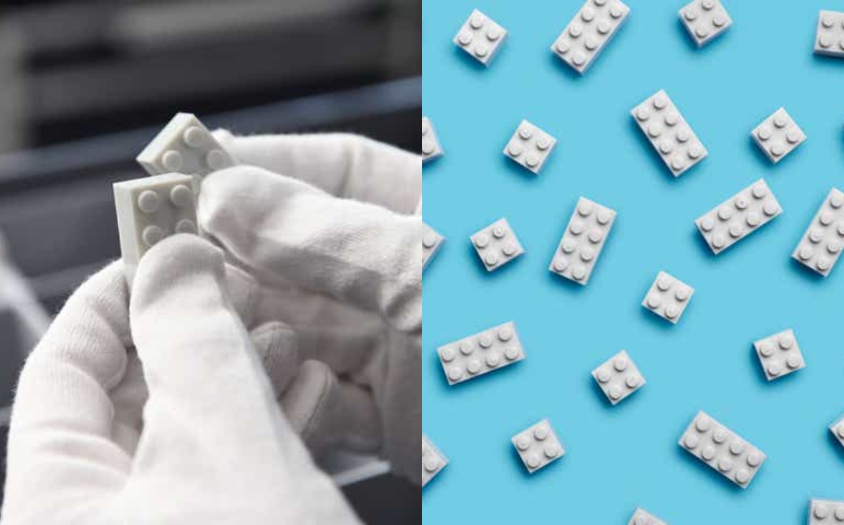 LEGO hace oficial su primer lote hecho con botellas PET recicladas que pasó sus controles de calidad (LEGO).