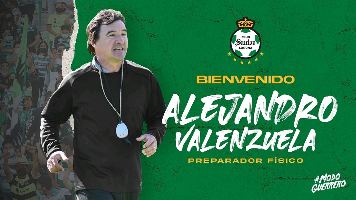 Alejandro Valenzuela Pérez fue confirmado como preparador físico. (@ClubSantos)