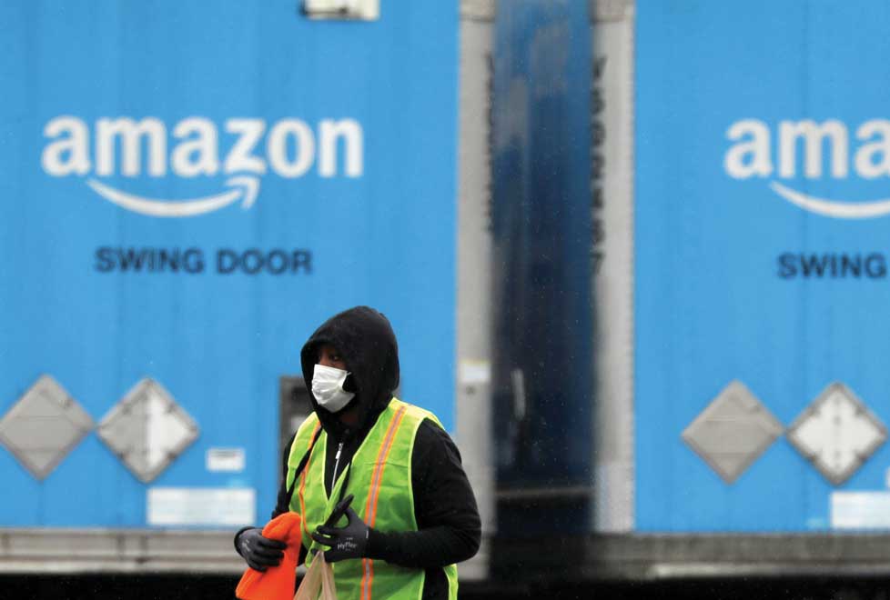 Amazon contrató 500,000 personas en todo el mundo durante la pandemia.