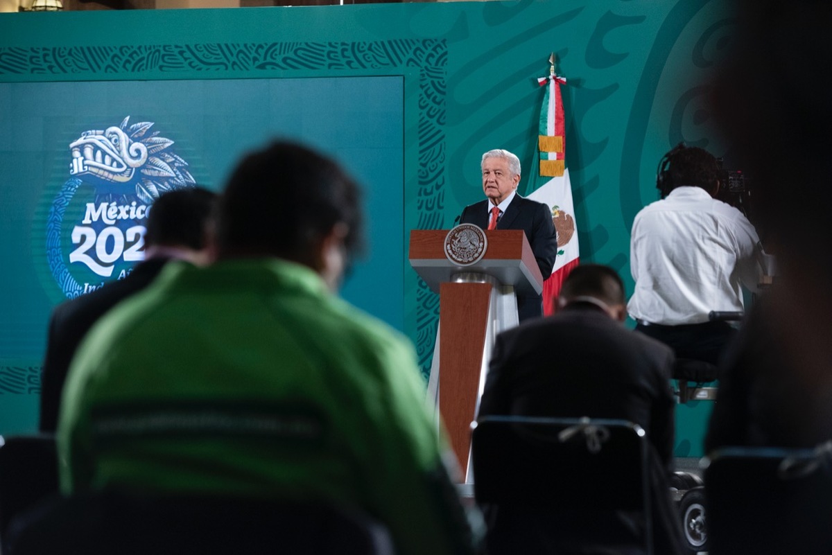 Conferencia matutina del presidente Andrés Manuel López Obrador. (Cortesía)