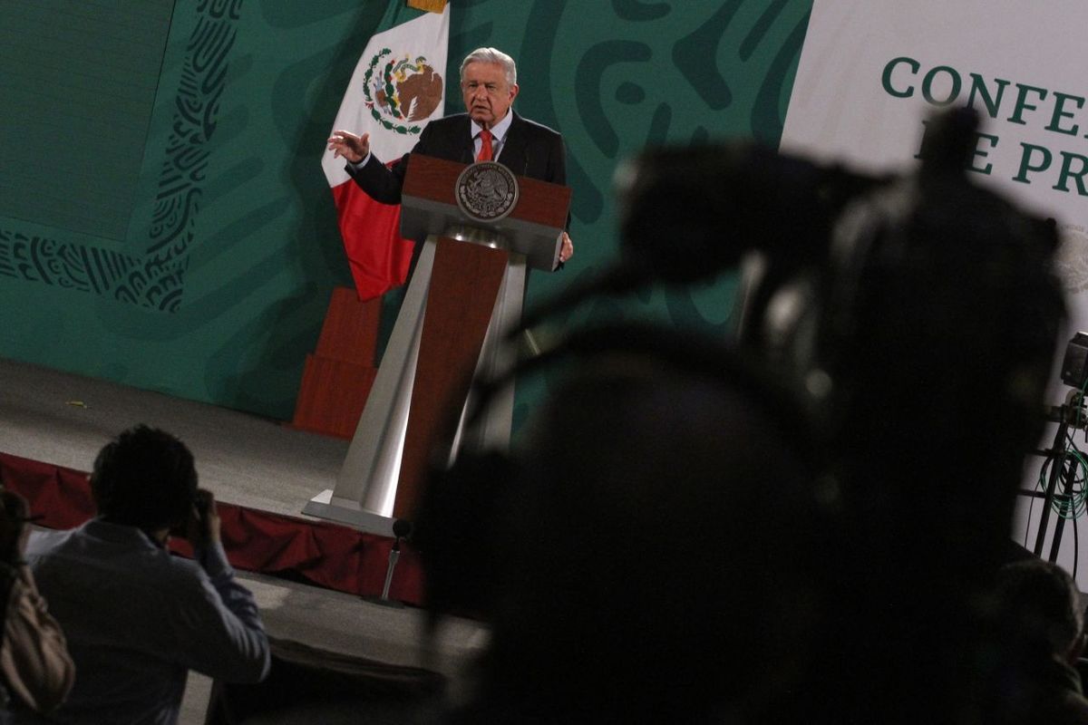 Conferencia matutina del presidente Andrés Manuel López Obrador. (Cuartoscuro)