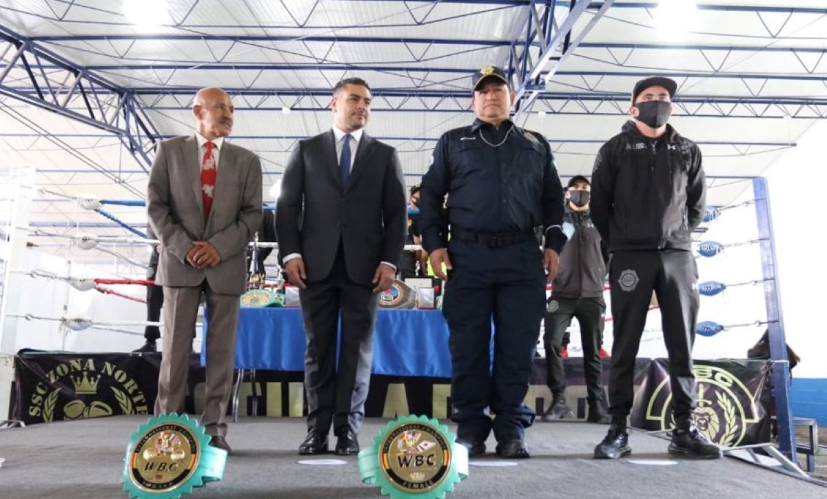 Harfuch inauguró un gimnasio de boxeo en la alcaldía Gustavo A. Madero. | Twitter @SSC_CDMX