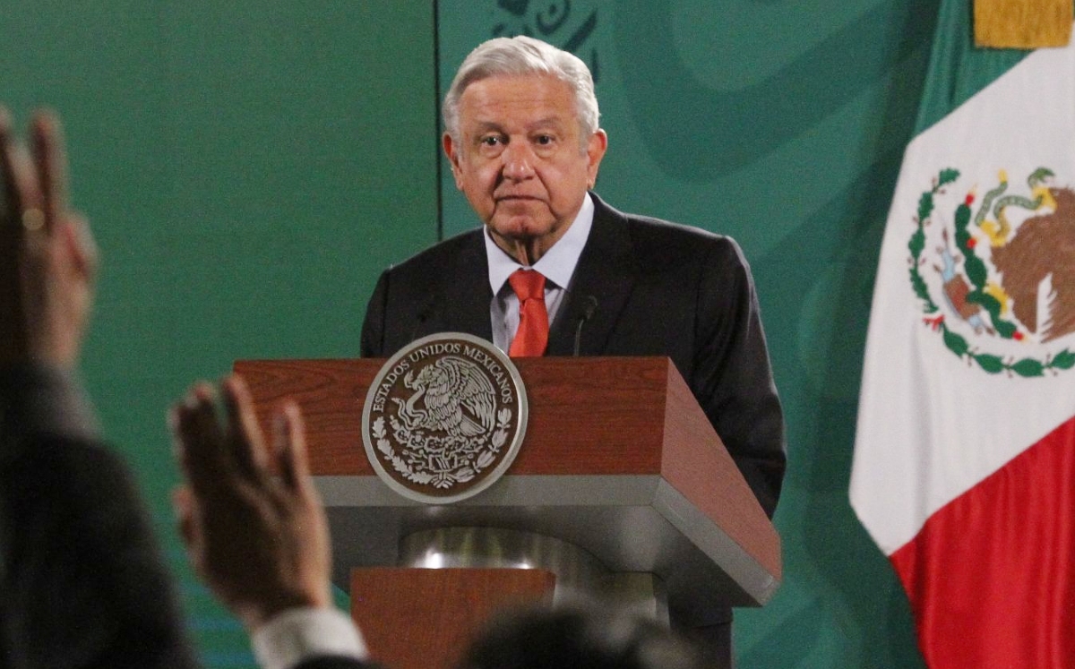 El mandatario ofreció su conferencia mañanera desde el Salón de Tesorería. (Cuartoscuro)