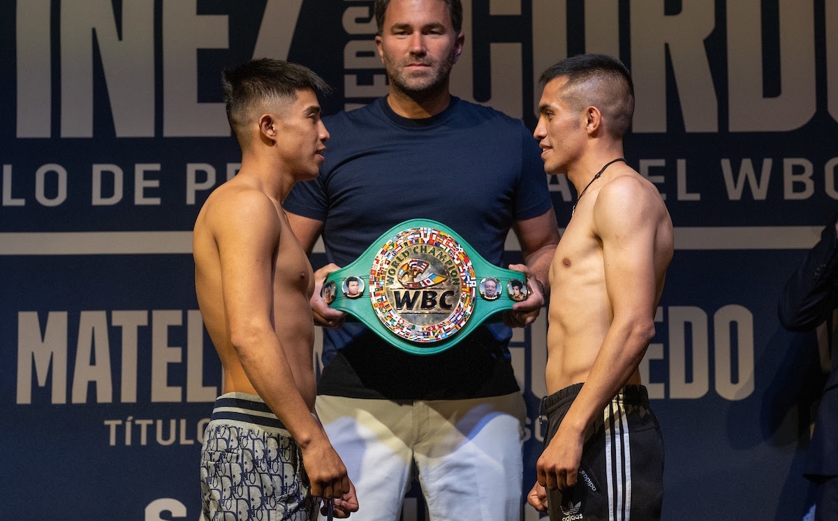 'Rey' Martínez y Joel Córdova (Matchroom)