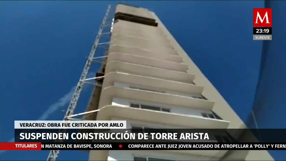 Suspenden construcción de Torre Arista en Veracruz