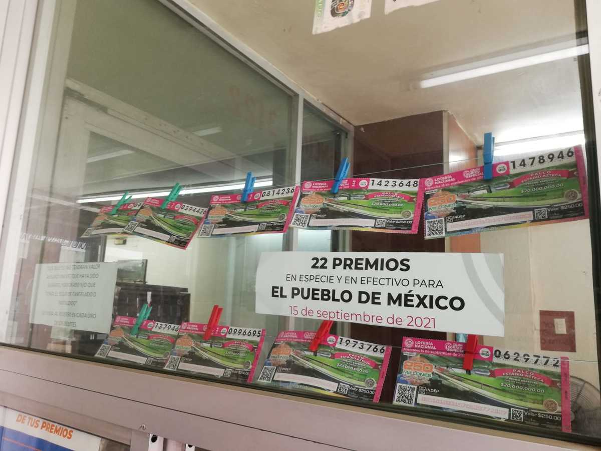 Boletos para la rifa de palco en el Azteca