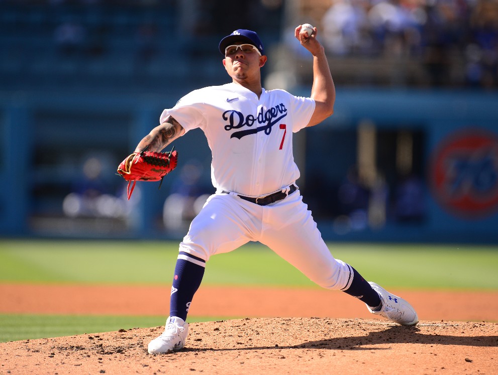 Julio Urías supera su marca de ponches en victoria de Dodgers (Reuters)