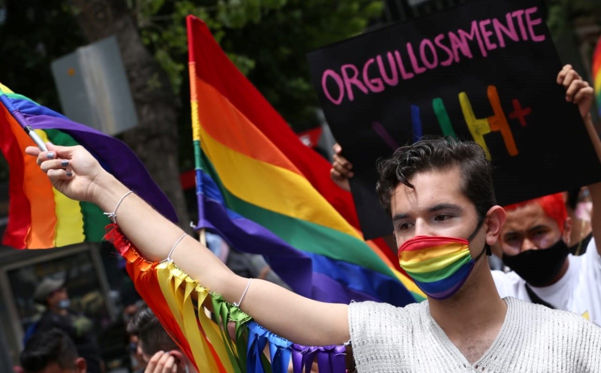 La Marcha del Orgullo LGBT+ se realizó sin carros alegóricos. | Octavio Hoyos