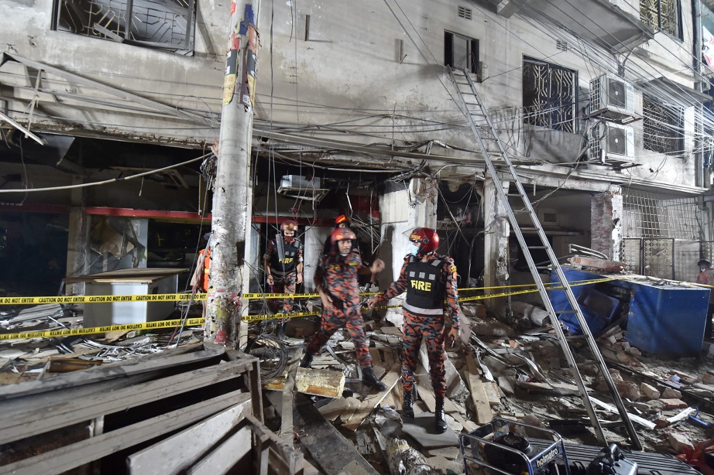 Las explosiones de gas en Bangladesh son comunes debido a la mala infraestructura. (AFP)
