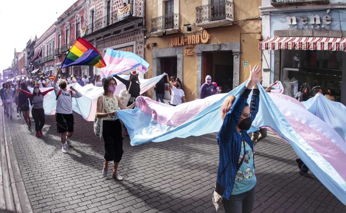 Marcha TTTrans Puebla 2021. (Melanie Torres)
