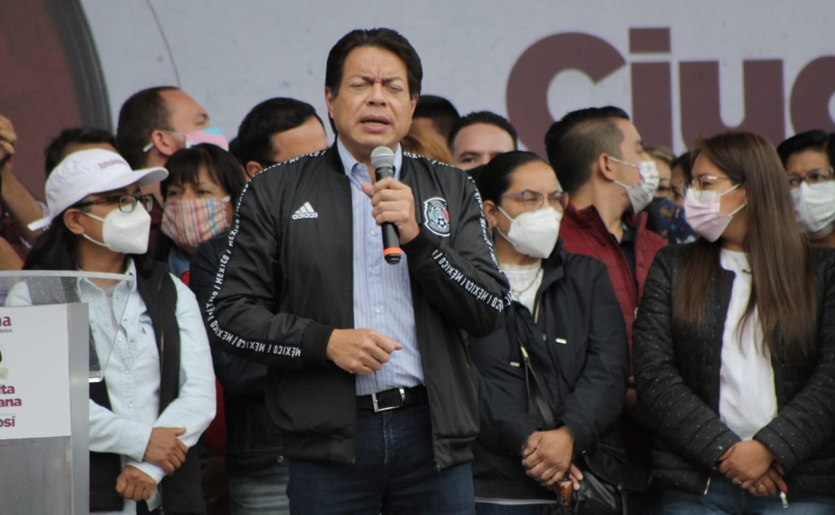 Mario Delgado también convocó a buscar la renovación de los consejeros del INE. | Rodrigo del Río