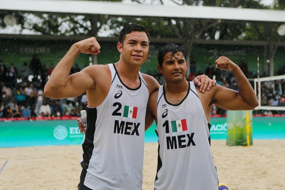 México gana plaza en voleibol de playa (Arnoldo Delgadillo)