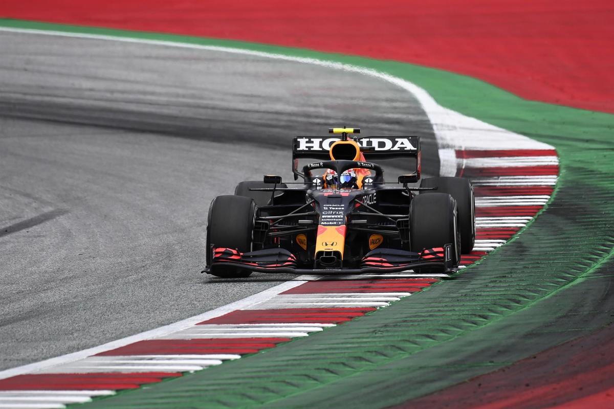 Sergio Pérez durante el GP de Estiria (EFE)