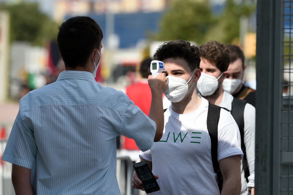 El alto número de casos de jóvenes con coronavirus se generó tras las visitas a Mallorca, España. | AFP